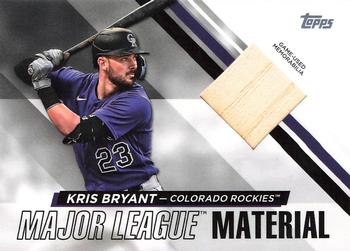 2024 Topps - Major League Material Relics #MLM-KB Kris Bryant Front