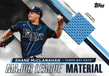 2024 Topps - Major League Material Relics #MLM-SM Shane McClanahan Front