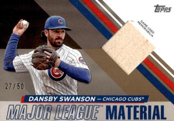 2024 Topps - Major League Material Relics Gold #MLM-DS Dansby Swanson Front