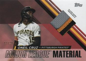 2024 Topps - Major League Material Relics Red #MLM-OC Oneil Cruz Front