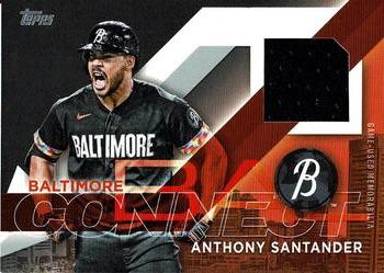 2024 Topps - City Connect Swatch Collection Relics #CC-AS Anthony Santander Front