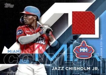 2024 Topps - City Connect Swatch Collection Relics #CC-JC Jazz Chisholm Jr. Front