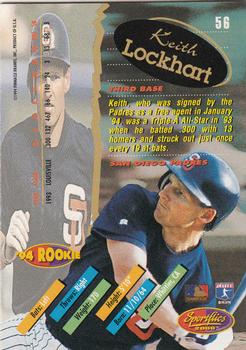 1994 Sportflics 2000 Rookie & Traded #56 Keith Lockhart Back