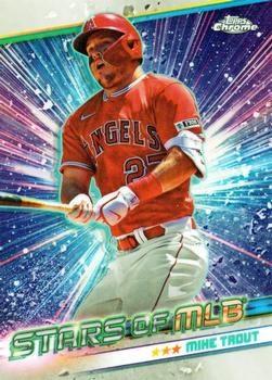 2024 Topps - Stars of MLB Chrome #CSMLB-2 Mike Trout Front