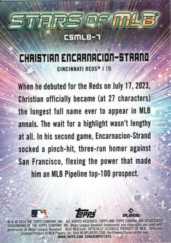 2024 Topps - Stars of MLB Chrome #CSMLB-7 Christian Encarnacion-Strand Back