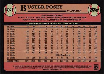 2024 Topps - 1989 Topps Baseball 35th Anniversary Chrome (Series One) #T89C-11 Buster Posey Back