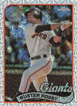 2024 Topps - 1989 Topps Baseball 35th Anniversary Chrome (Series One) #T89C-11 Buster Posey Front