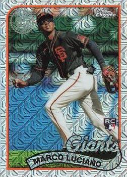 2024 Topps - 1989 Topps Baseball 35th Anniversary Chrome (Series One) #T89C-15 Marco Luciano Front