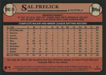 2024 Topps - 1989 Topps Baseball 35th Anniversary Chrome (Series One) #T89C-16 Sal Frelick Back