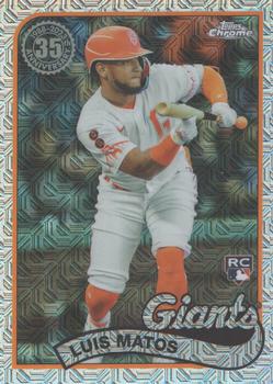 2024 Topps - 1989 Topps Baseball 35th Anniversary Chrome (Series One) #T89C-30 Luis Matos Front