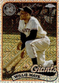 2024 Topps - 1989 Topps Baseball 35th Anniversary Chrome (Series One) #T89C-76 Willie Mays Front