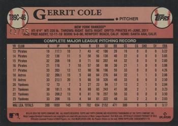 2024 Topps - 1989 Topps Baseball 35th Anniversary Chrome Purple (Series One) #T89C-46 Gerrit Cole Back