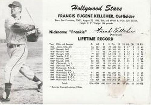 1950 Fan Pix Hollywood Stars #NNO Francis Kelleher Front