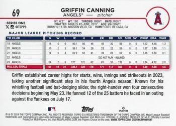 2024 Topps - Holiday #69 Griffin Canning Back