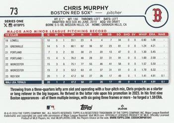 2024 Topps - Holiday #73 Chris Murphy Back