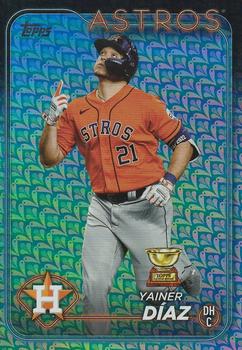 2024 Topps - Holiday #77 Yainer Díaz Front