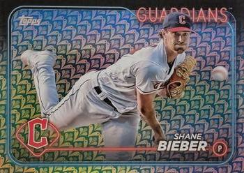 2024 Topps - Holiday #107 Shane Bieber Front