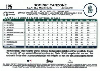 2024 Topps - Holiday #195 Dominic Canzone Back