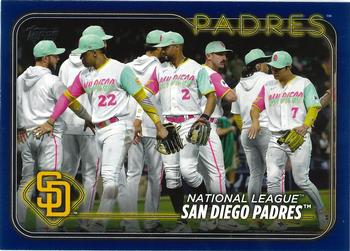 2024 Topps - Royal Blue #2 San Diego Padres Front