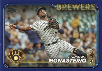 2024 Topps - Royal Blue #240 Andruw Monasterio Front