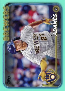 2024 Topps - Aqua #33 Willy Adames Front