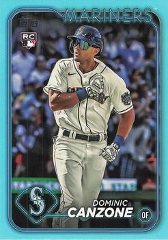 2024 Topps - Aqua #195 Dominic Canzone Front