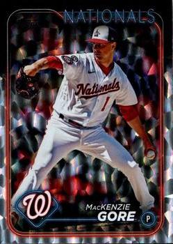 2024 Topps - Silver Crackle Foil #113 MacKenzie Gore Front