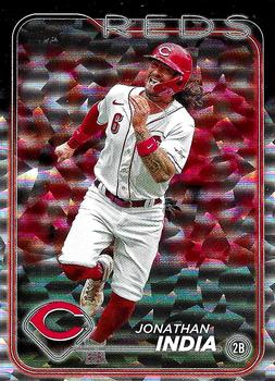 2024 Topps - Silver Crackle Foil #177 Jonathan India Front