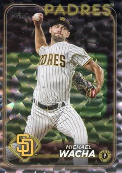 2024 Topps - Silver Crackle Foil #245 Michael Wacha Front