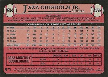 2024 Topps - 1989 Topps Baseball 35th Anniversary Foil #89B-5 Jazz Chisholm Jr. Back
