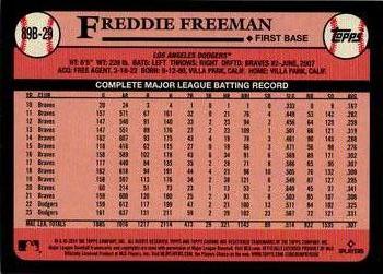 2024 Topps - 1989 Topps Baseball 35th Anniversary Foil #89B-29 Freddie Freeman Back