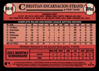 2024 Topps - 1989 Topps Baseball 35th Anniversary Foil #89B-65 Christian Encarnacion-Strand Back