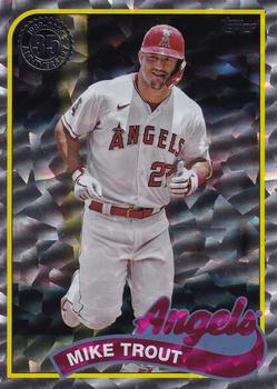 2024 Topps - 1989 Topps Baseball 35th Anniversary Foil #89B-70 Mike Trout Front