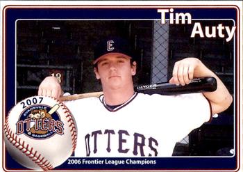 2007 Evansville Otters #NNO Tim Auty Front