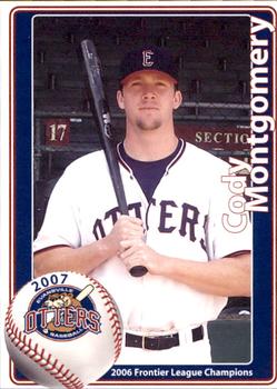 2007 Evansville Otters #NNO Cody Montgomery Front