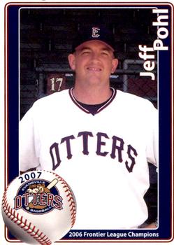 2007 Evansville Otters #NNO Jeff Pohl Front