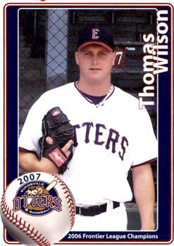2007 Evansville Otters #NNO Thomas Wilson Front