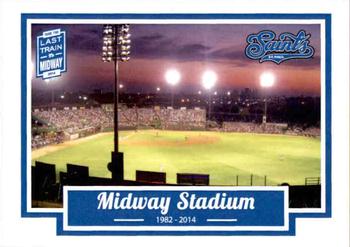 2014 St. Paul Saints #NNO Midway Stadium Front