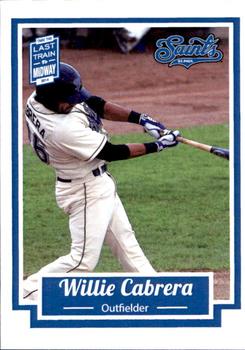 2014 St. Paul Saints #NNO Willie Cabrera Front