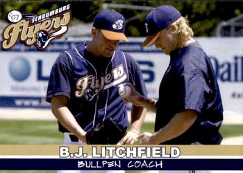 2007 Schaumberg Flyers #NNO B.J. Litchfield Front