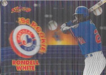 1994 Sportflics 2000 Rookie & Traded - Rookie Starflics #TR15 Rondell White Front