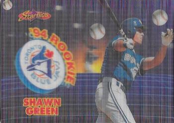 1994 Sportflics 2000 Rookie & Traded - Rookie Starflics #TR16 Shawn Green Front