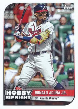 2024 Topps Hobby Rip Night #1 Ronald Acuña Jr. Front
