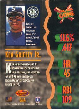 1994 Sportflics 2000 Rookie & Traded - Going, Going, Gone #GG4 Ken Griffey Jr. Back