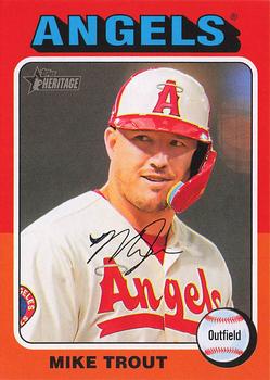 2024 Topps Heritage #52 Mike Trout Front