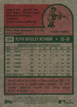 2024 Topps Heritage #54 Kevin Newman Back