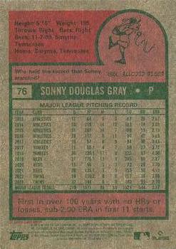 2024 Topps Heritage #76 Sonny Gray Back