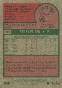 2024 Topps Heritage #89 Bailey Falter Back