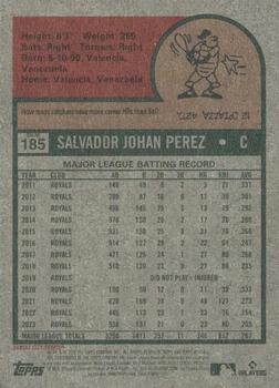 2024 Topps Heritage #185 Salvador Perez Back
