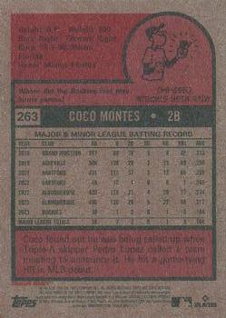 2024 Topps Heritage #263 Coco Montes Back